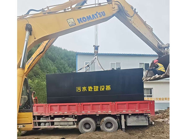 污水处理设备安装调试现场