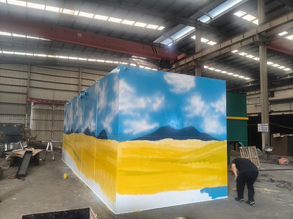 定制版污水处理设备发货现场